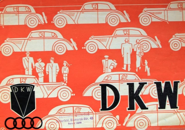 DKW Modelprogram 1931 "Der volkstuemliche deutsche Wagen" Carbrochure (7137)